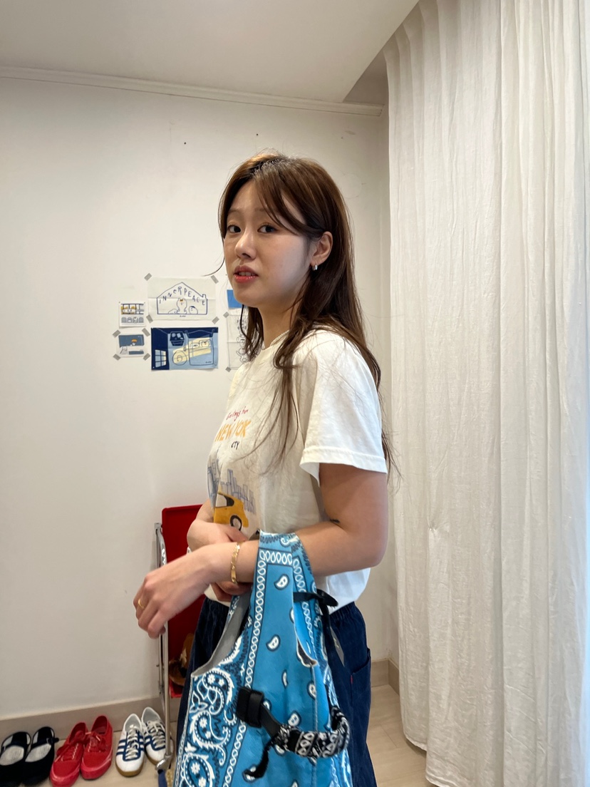 AT NOTE韓國直郵㊣東大門實拍女裝新款時尚休閑熱賣25春夏T恤AT NOTET恤