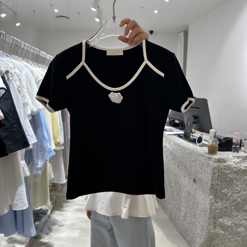 NEROLI 36直郵韓國代購㊣女裝新款推薦休閑熱賣人氣時尚T恤NEROLI 36T恤圖色2
