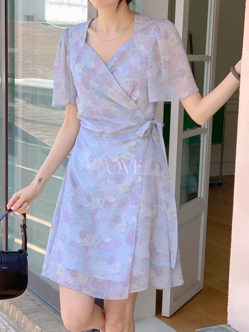 OVE韓國直郵㊣東大門實拍女裝新款休閑人氣熱賣時尚25春夏連衣裙OVE連衣裙