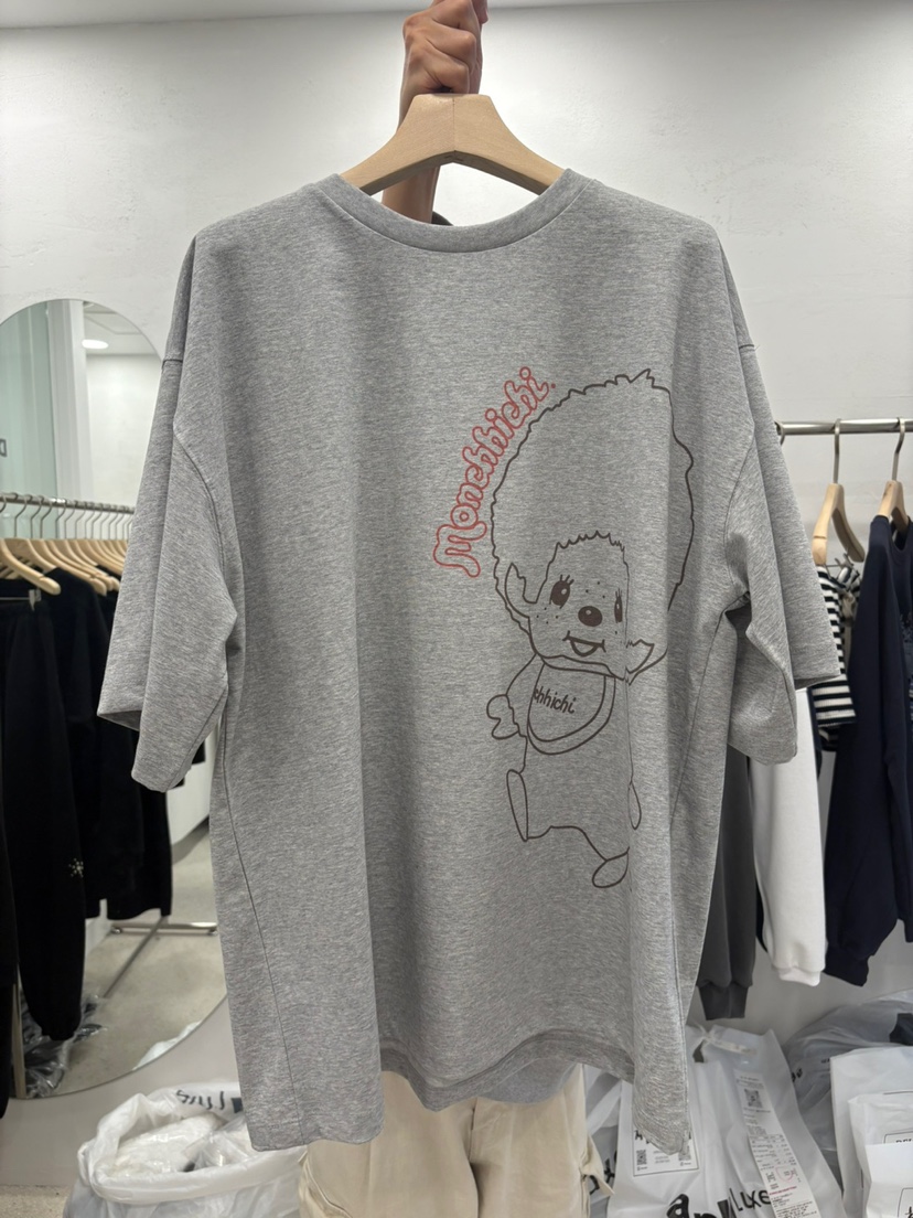DELICATE直郵韓國代購㊣女裝新品推薦熱賣時尚休閑人氣25春夏T恤DELICATET恤圖色2
