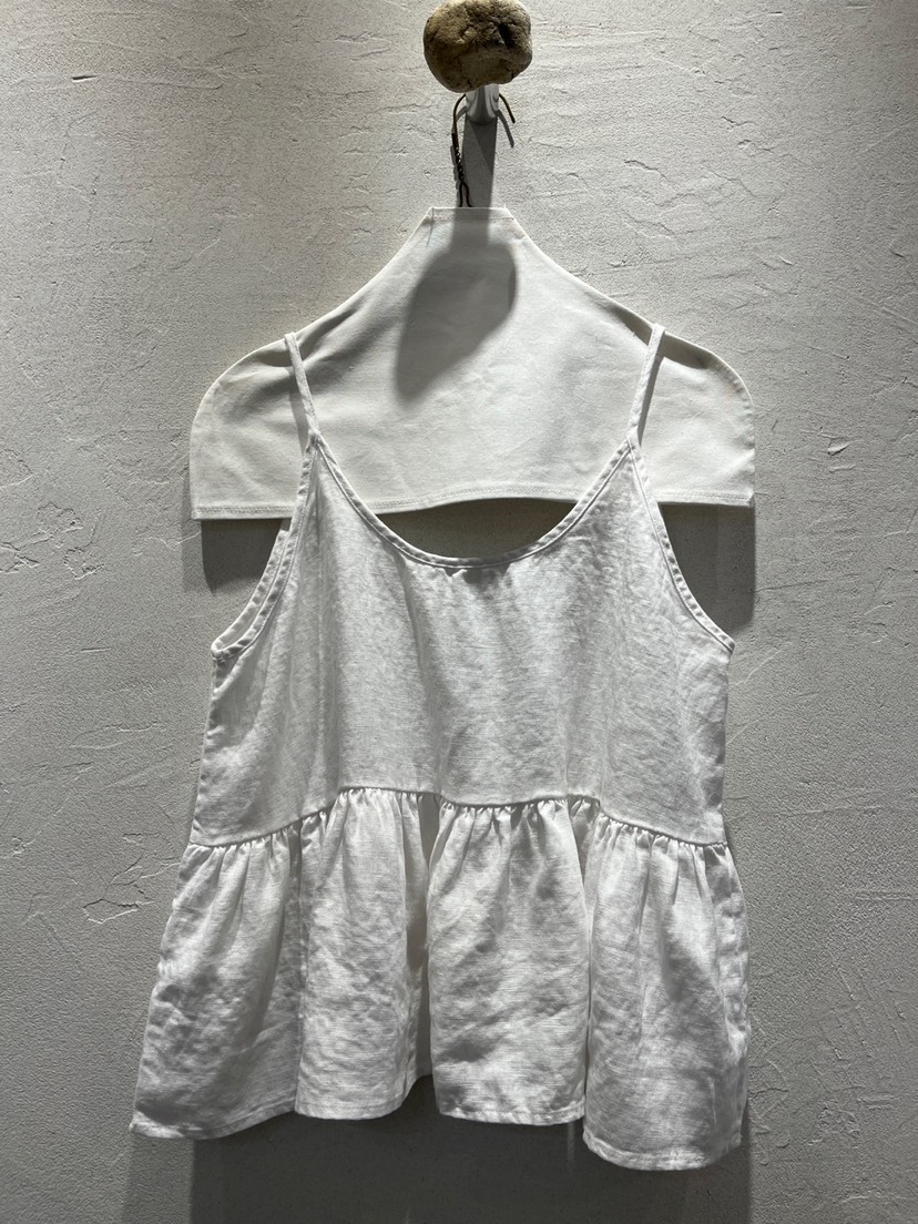 AT NOTE直郵韓國代購㊣女裝新品25春夏熱賣時尚吊帶背心亞麻AT NOTE吊帶/背心