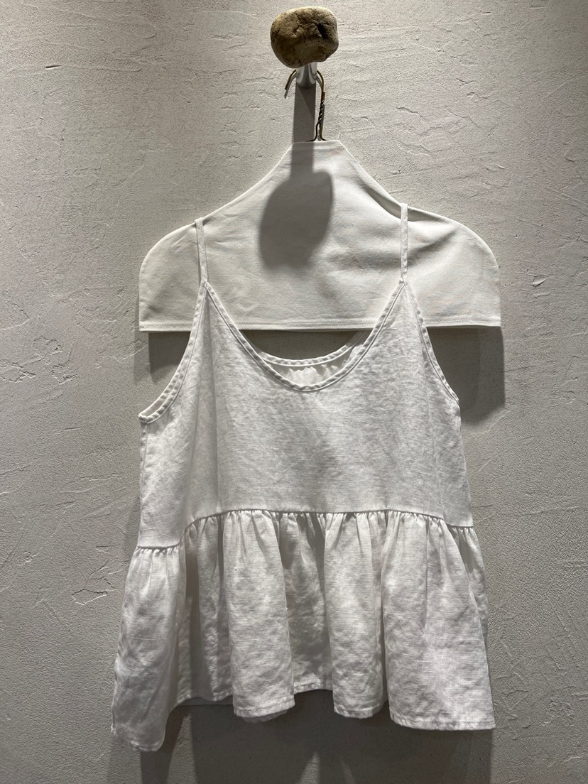AT NOTE直郵韓國代購㊣女裝新品25春夏熱賣時尚吊帶背心亞麻AT NOTE吊帶/背心圖色1