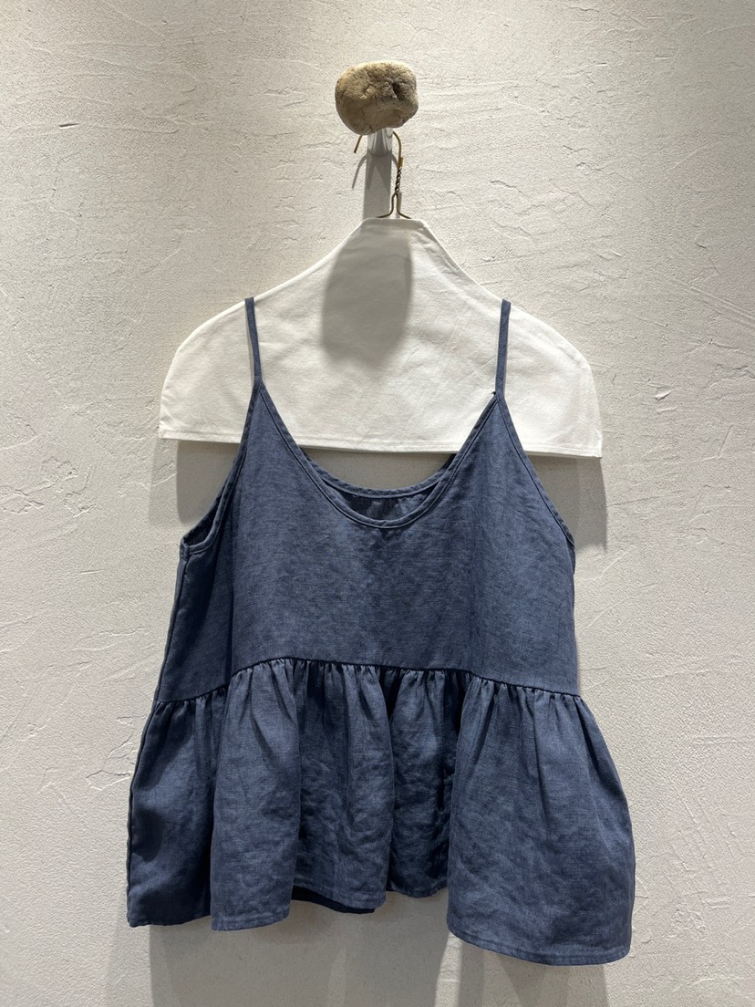 AT NOTE直郵韓國代購㊣女裝新品25春夏熱賣時尚吊帶背心亞麻AT NOTE吊帶/背心圖色3