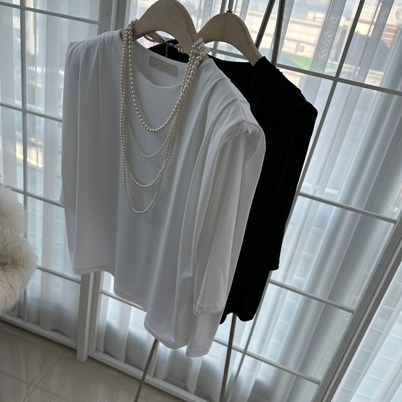VICTORIA QUEEN韓國直郵㊣女裝新品25春夏熱賣T恤不含配飾VICTORIA QUEENT恤