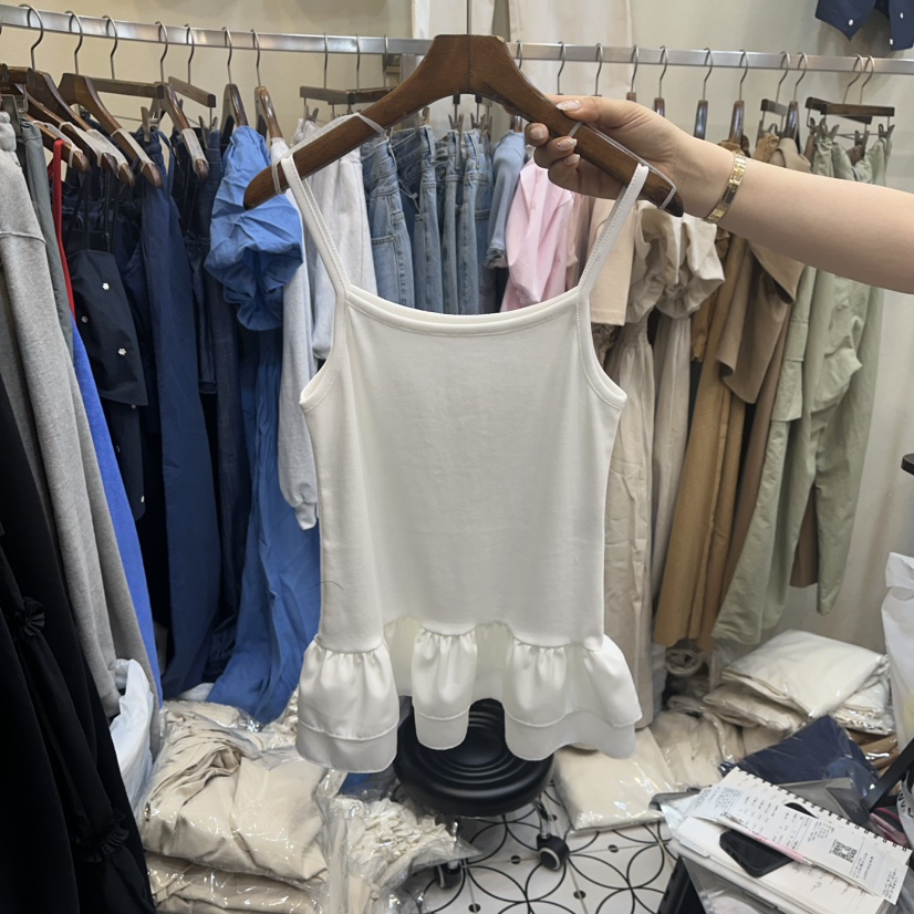 BAMBOLINA韓國直郵㊣女裝新款休閑25春夏人氣推薦時尚吊帶背心BAMBOLINA吊帶/背心
