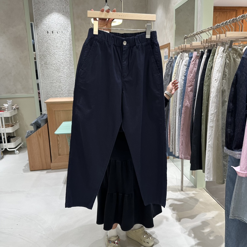 DELI JENNY直郵韓國代購㊣女裝新品推薦25春夏熱賣時尚休閑褲DELI JENNY休閑褲圖色2