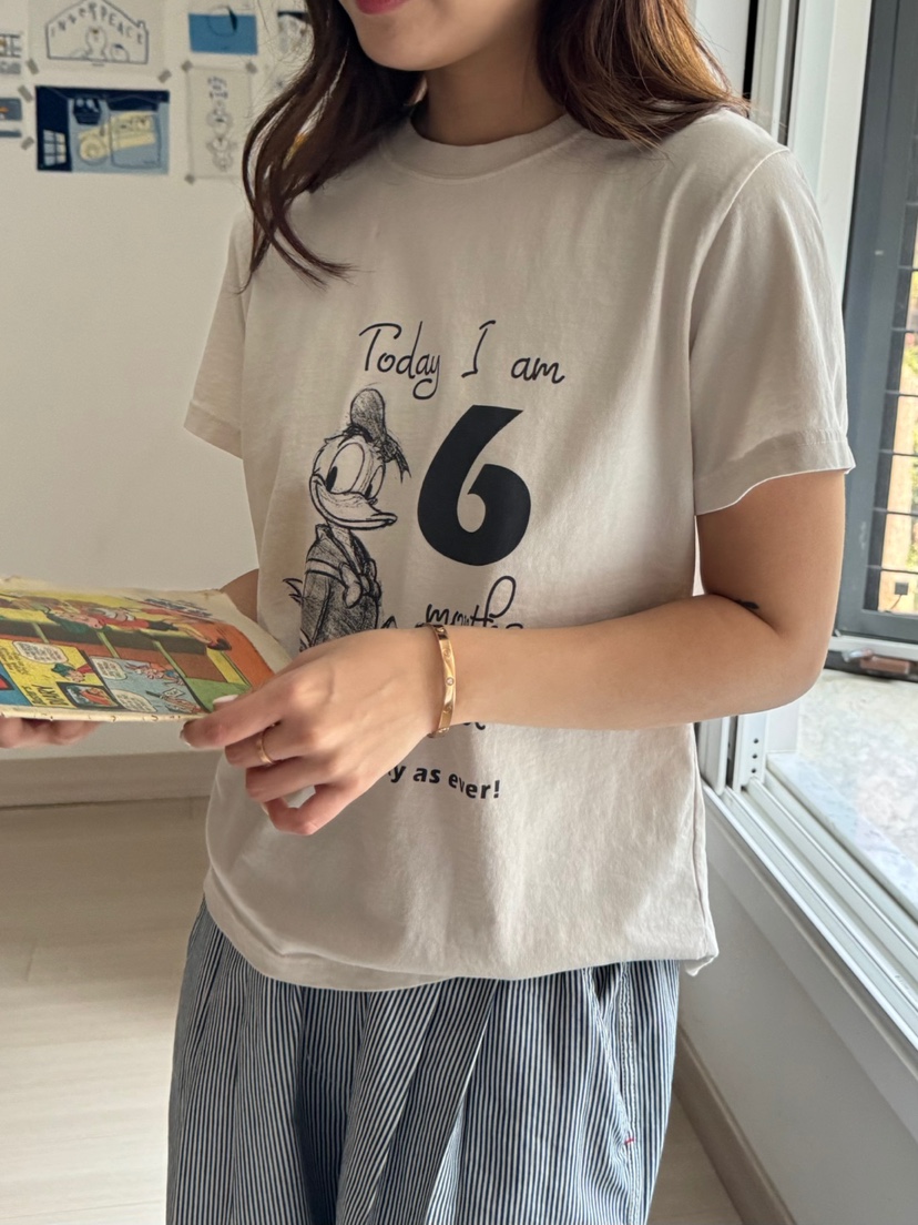AT NOTE韓國㊣直郵東大門代購女裝新品人氣休閑熱賣25春夏T恤AT NOTET恤
