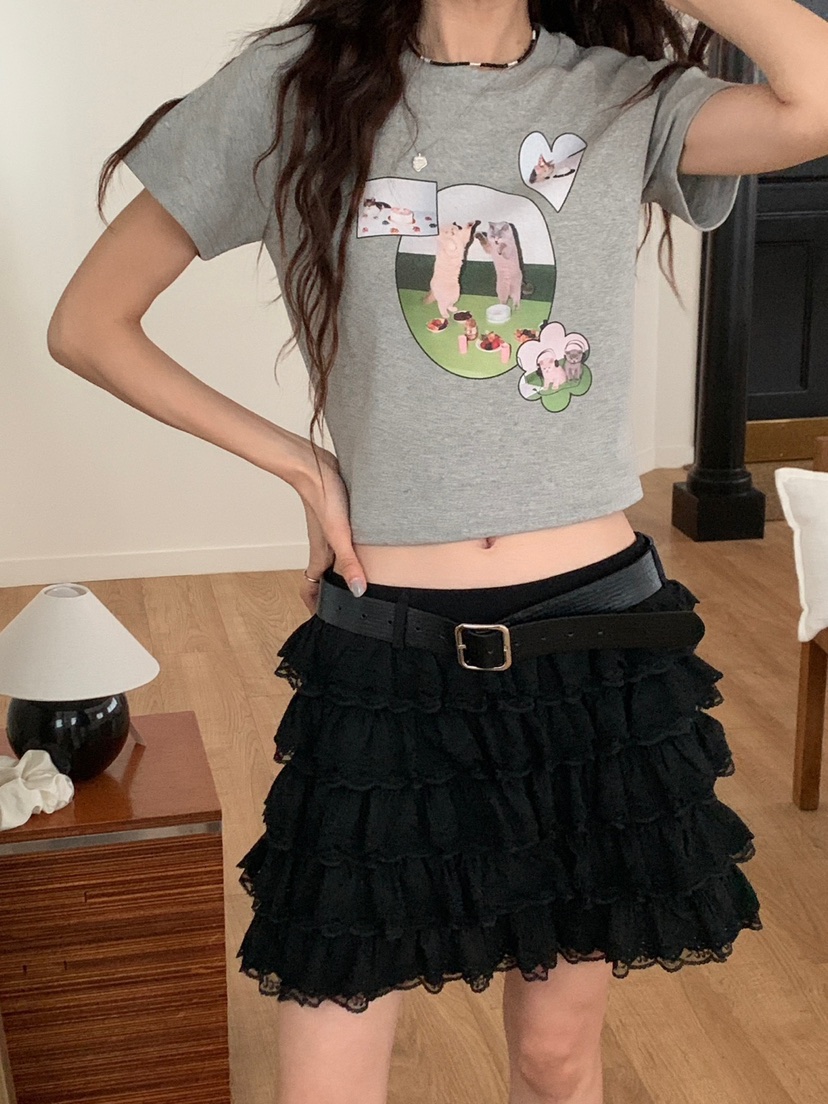 MORE THAN-P直郵韓國代購㊣女裝新款推薦人氣25春夏休閑T恤MORE THANT恤