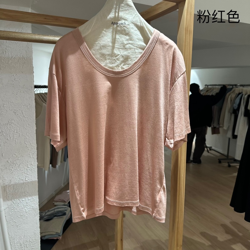 APPROACH0.1直郵韓國代購㊣女裝新款推薦時尚25春夏熱賣T恤APPROACH0.1T恤圖色4
