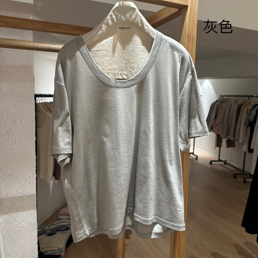 APPROACH0.1直郵韓國代購㊣女裝新款推薦時尚25春夏熱賣T恤APPROACH0.1T恤圖色5