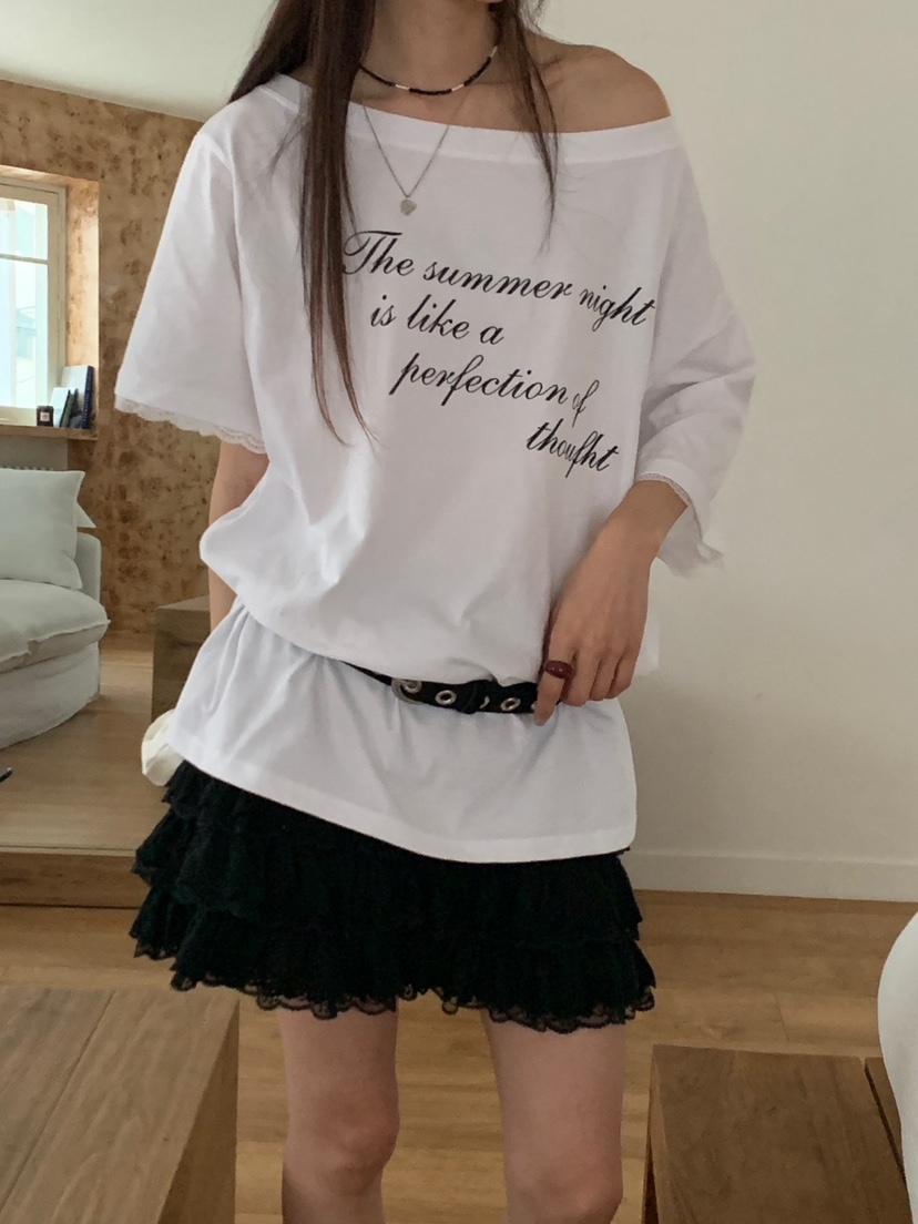 MORE THAN-P韓國直郵㊣女裝新款25春夏人氣熱賣時尚休閑T恤MORE THANT恤