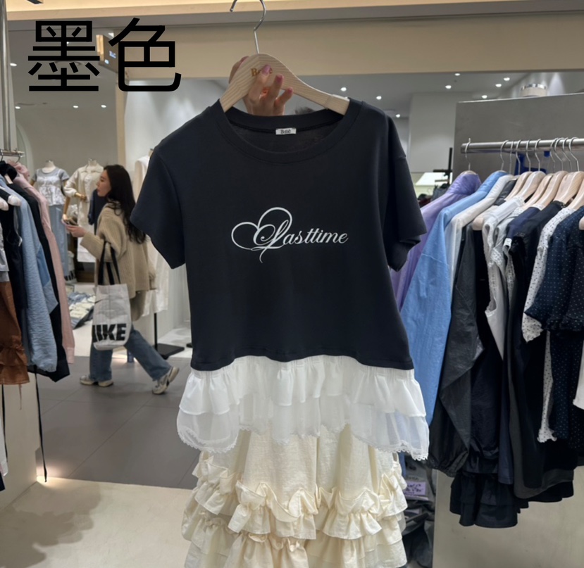 BENE韓國㊣直郵東大門代購女裝新款推薦熱賣時尚休閑25春夏T恤BENET恤圖色3