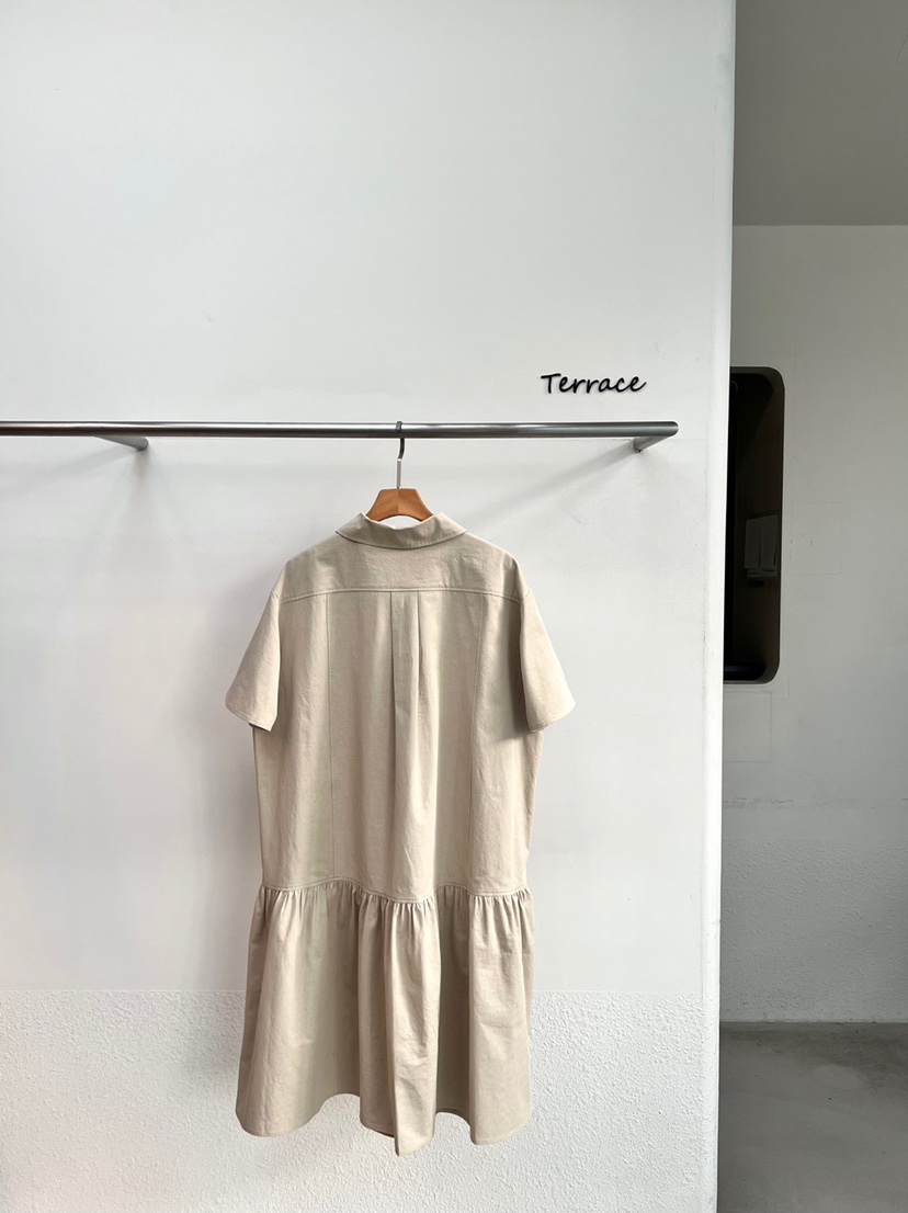 TERRACE直郵韓國代購㊣女裝新品熱賣人氣時尚推薦連衣裙口袋TERRACE連衣裙