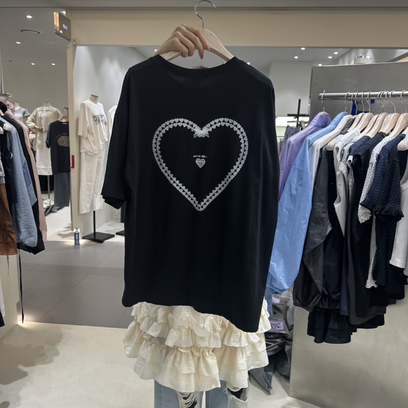 BENE韓國直郵㊣女裝新品休閑人氣25春夏推薦時尚熱賣T恤BENET恤