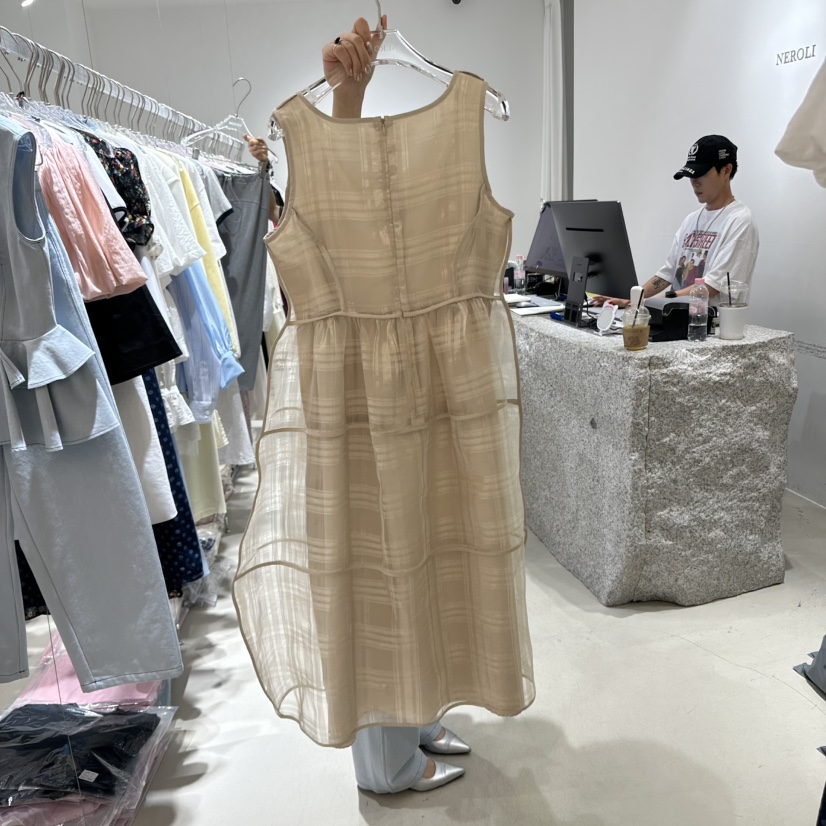 NEROLI 36直郵韓國代購㊣女裝新品推薦時尚25春夏休閑連衣裙NEROLI 36連衣裙