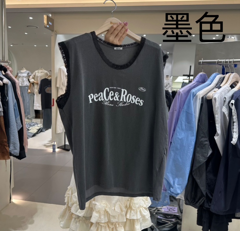 BENE韓國直郵㊣女裝新款人氣推薦25春夏休閑時尚熱賣吊帶背心BENE吊帶/背心圖色4