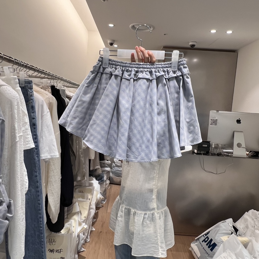 MEET ME韓國㊣直郵東大門代購女裝新品熱賣休閑25春夏短裙MEET ME短裙