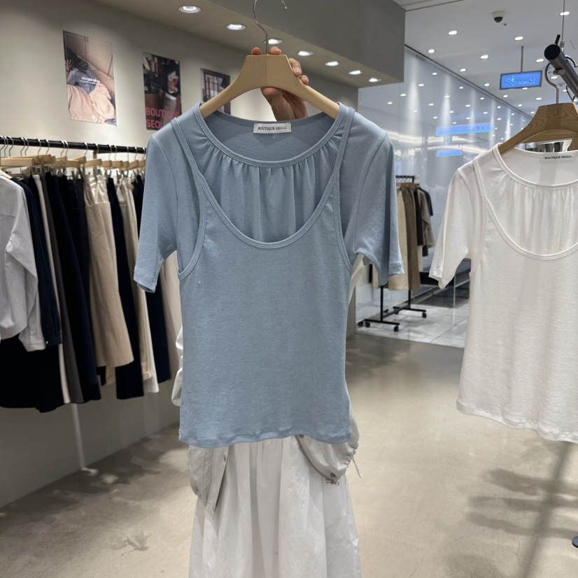 BOUTIQUE SEOUL-P韓國直郵㊣女裝新品推薦時尚熱賣休閑套裝But ton/BOUTIQUE SEOUL套裝圖色2