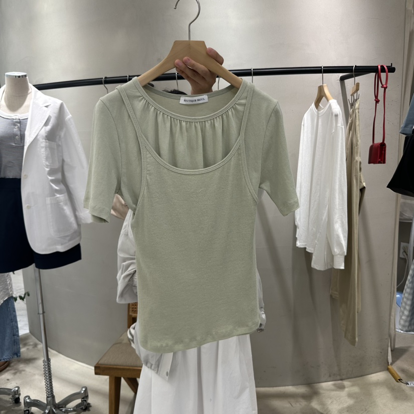 BOUTIQUE SEOUL-P韓國直郵㊣女裝新品推薦時尚熱賣休閑套裝But ton/BOUTIQUE SEOUL套裝圖色3