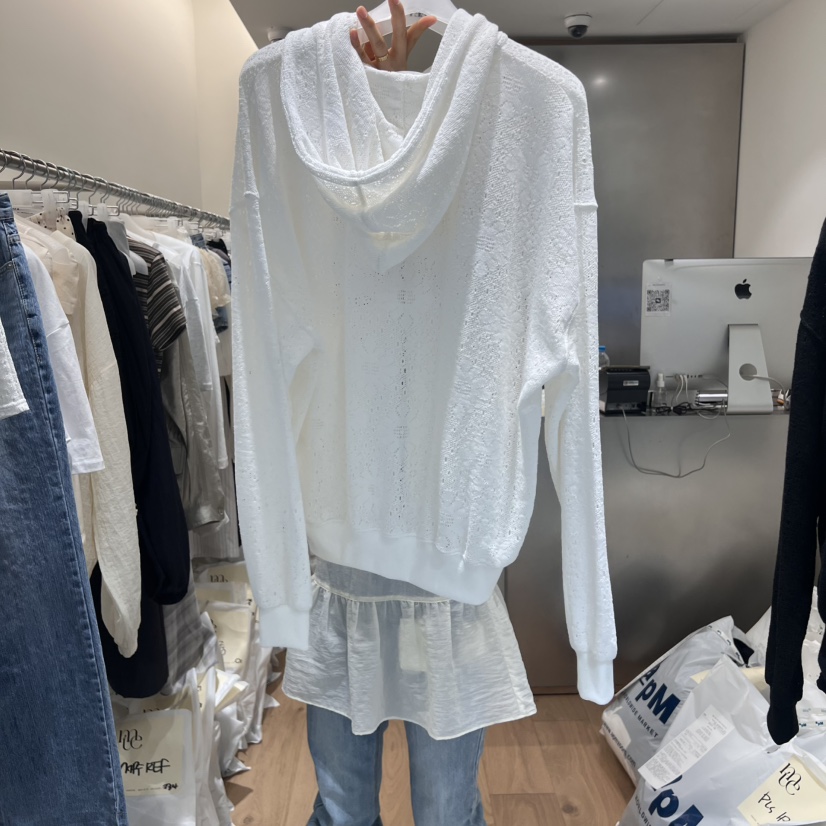 MEET ME韓國直郵㊣女裝新品人氣25春夏時尚熱賣休閑衛衣兜帽MEET ME衛衣