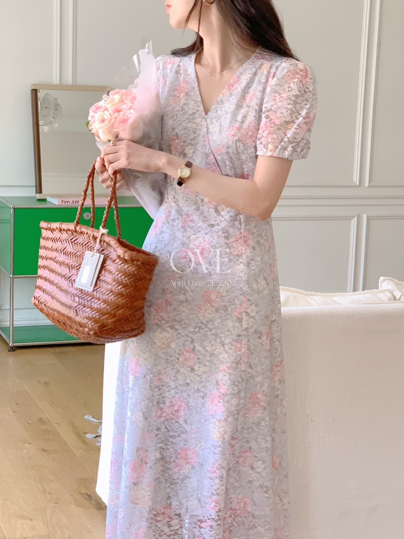 OVE韓國直郵㊣女裝新款推薦休閑25春夏人氣熱賣時尚連衣裙OVE連衣裙