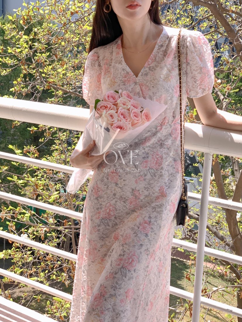 OVE韓國直郵㊣女裝新款推薦休閑25春夏人氣熱賣時尚連衣裙OVE連衣裙