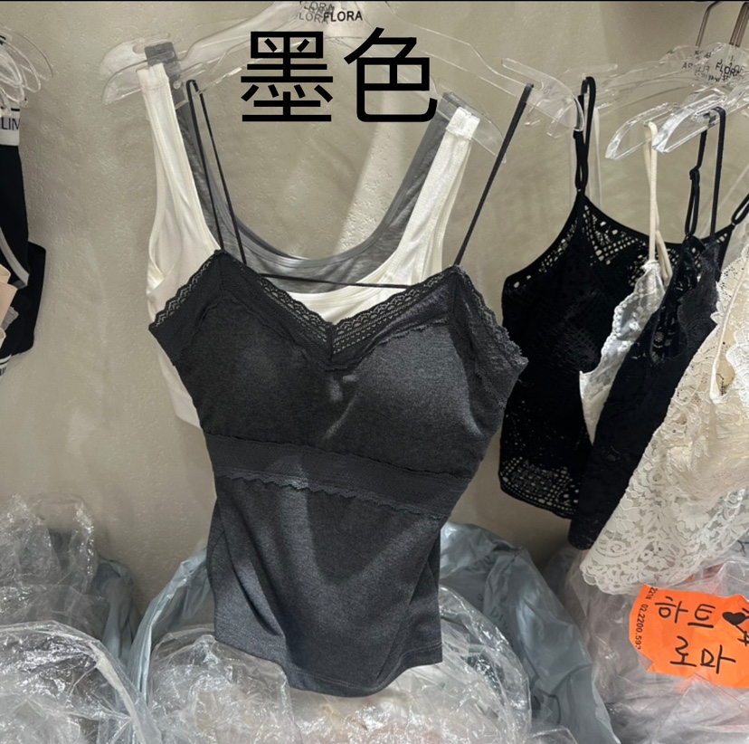 VICTORIA-P韓國㊣直郵東大門代購女裝新品熱賣25春夏吊帶背心VICTORIA吊帶/背心圖色4