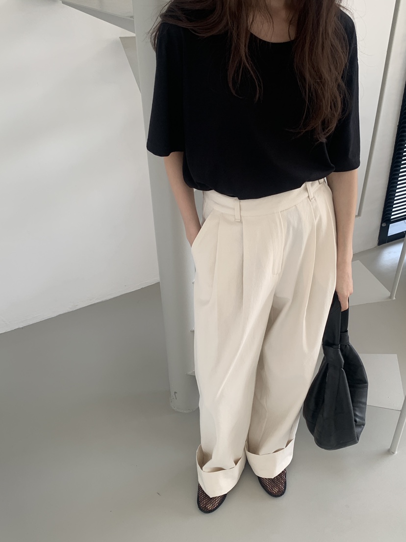 LOGARDEN韓國㊣直郵東大門代購女裝新款休閑人氣熱賣25春夏T恤LO GARDENT恤