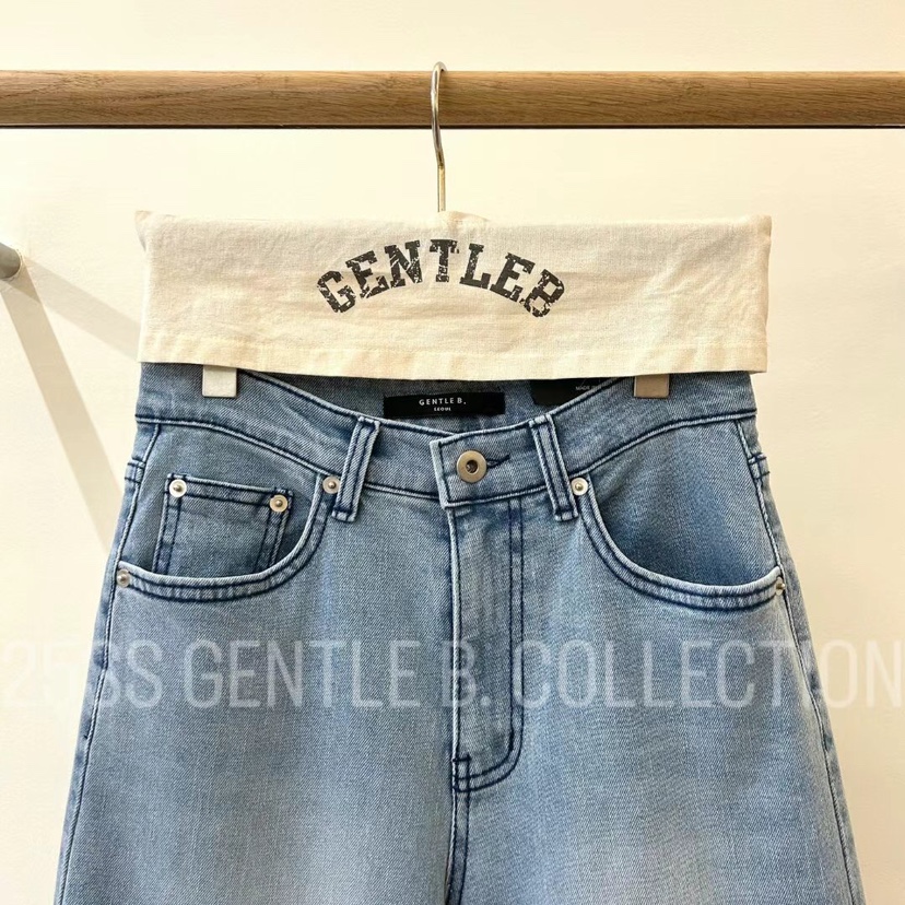 GENTLE B韓國直郵㊣女裝新款推薦休閑人氣熱賣時尚25春夏牛仔褲GENTLE B牛仔褲