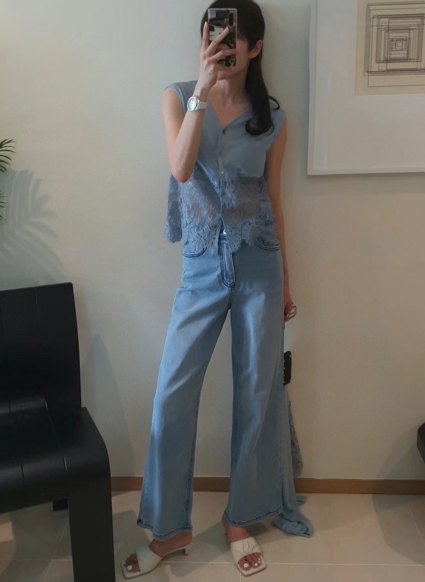GENTLE B韓國直郵㊣女裝新款推薦休閑人氣熱賣時尚25春夏牛仔褲GENTLE B牛仔褲