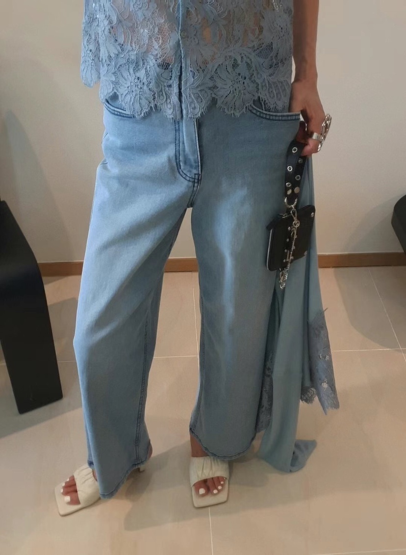 GENTLE B韓國直郵㊣女裝新款推薦休閑人氣熱賣時尚25春夏牛仔褲GENTLE B牛仔褲