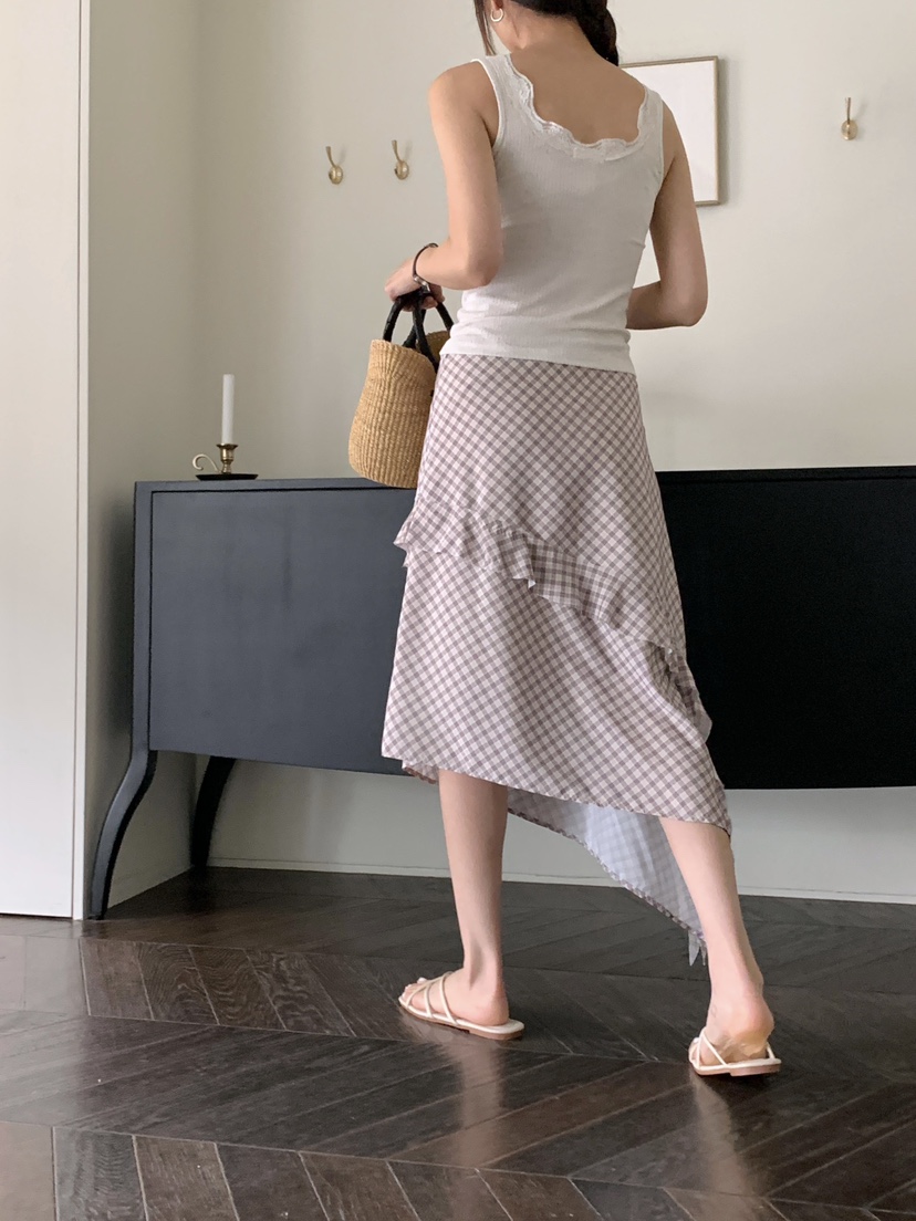 RE:OPENING直郵韓國代購㊣女裝新款人氣熱賣休閑半身裙中短裙RE:OPENING半身裙/中短裙