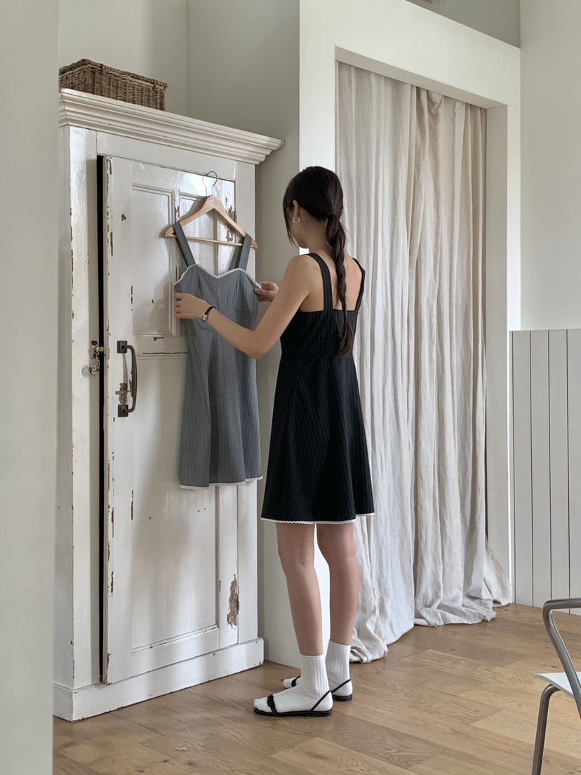 RE:OPENING韓國直郵㊣女裝新品時尚熱賣休閑推薦25春夏連衣裙RE:OPENING連衣裙