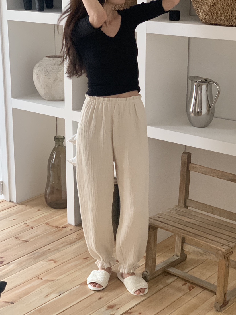 LOGARDEN直郵韓國代購㊣女裝新品推薦人氣時尚休閑熱賣休閑褲LO GARDEN休閑褲