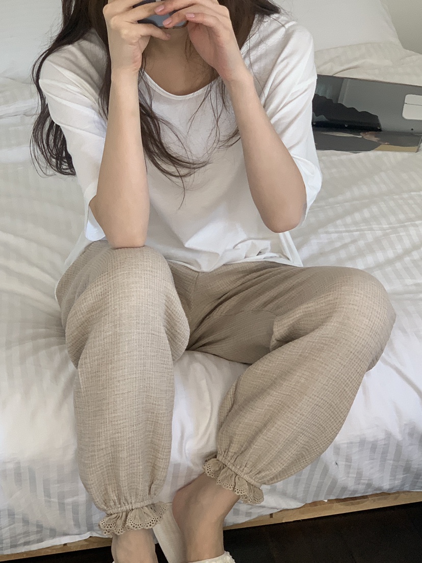 LOGARDEN直郵韓國代購㊣女裝新品推薦人氣時尚休閑熱賣休閑褲LO GARDEN休閑褲