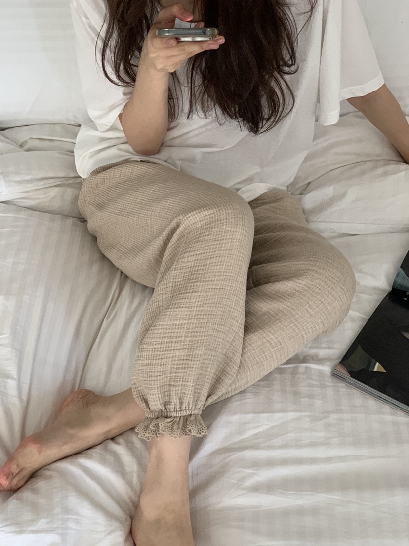 LOGARDEN直郵韓國代購㊣女裝新品推薦人氣時尚休閑熱賣休閑褲LO GARDEN休閑褲圖色3
