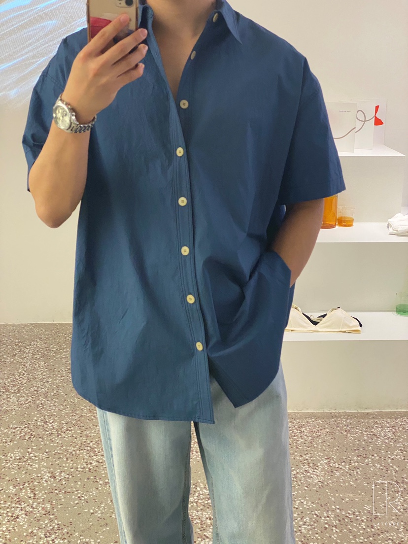 LA_TERRE韓國直郵㊣女裝新品休閑人氣時尚25春夏襯衫蕾絲衫LA_TERRE襯衫/蕾絲衫
