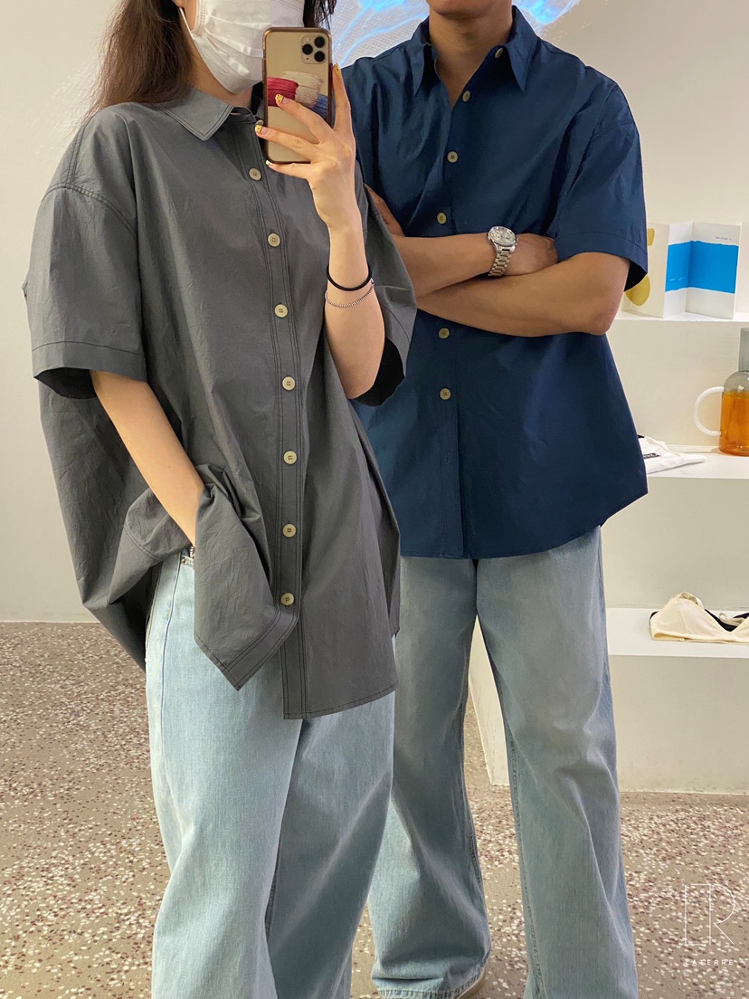 LA_TERRE韓國直郵㊣女裝新品休閑人氣時尚25春夏襯衫蕾絲衫LA_TERRE襯衫/蕾絲衫