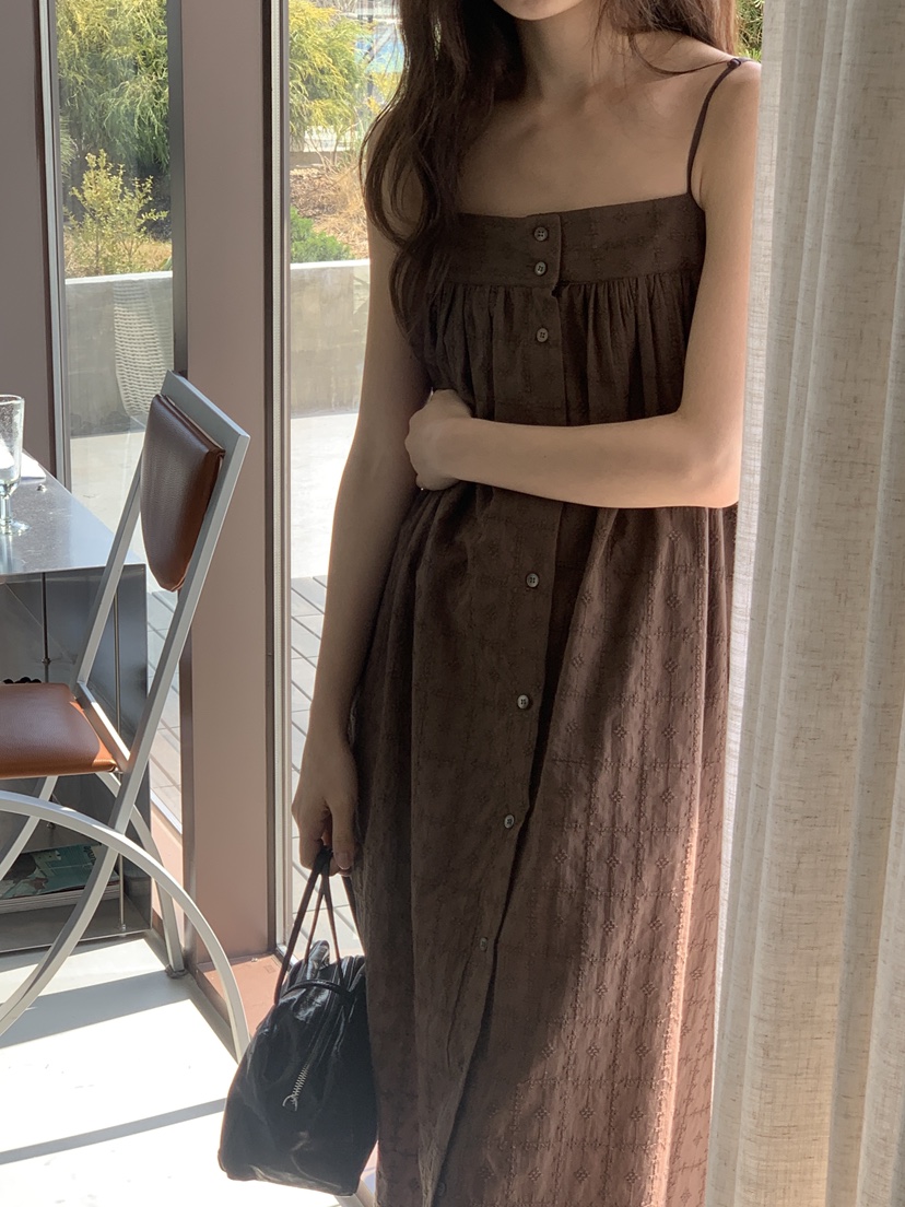 LOGARDEN韓國直郵㊣東大門實拍女裝新款推薦休閑25春夏連衣裙LO GARDEN連衣裙