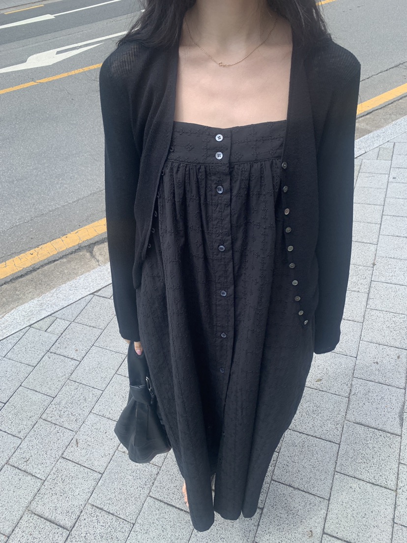 LOGARDEN韓國直郵㊣東大門實拍女裝新款推薦休閑25春夏連衣裙LO GARDEN連衣裙圖色3