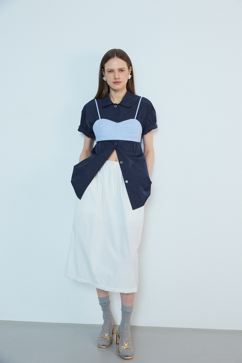 FAVE韓國㊣直郵東大門代購女裝新品熱賣休閑25春夏半身裙中短裙FAVOURITE半身裙/中短裙