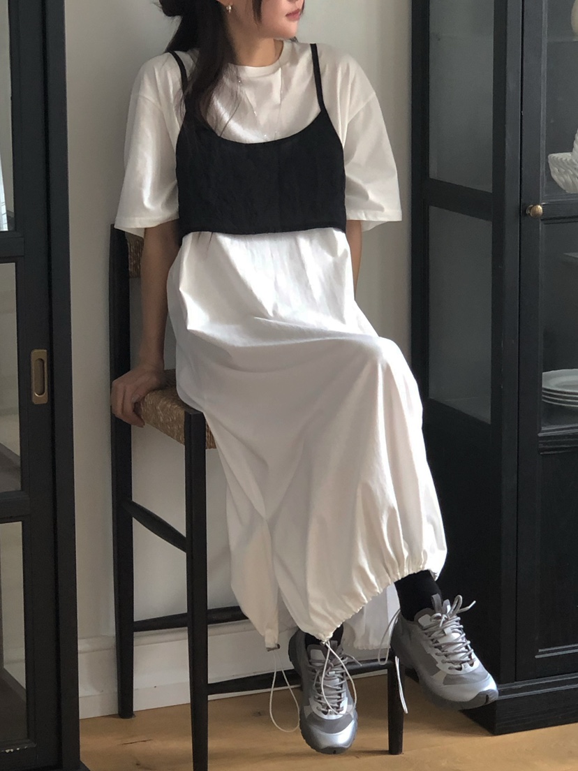 ONDO-P韓國直郵㊣女裝新款推薦25春夏時尚人氣休閑連衣裙長款ONDO-P連衣裙