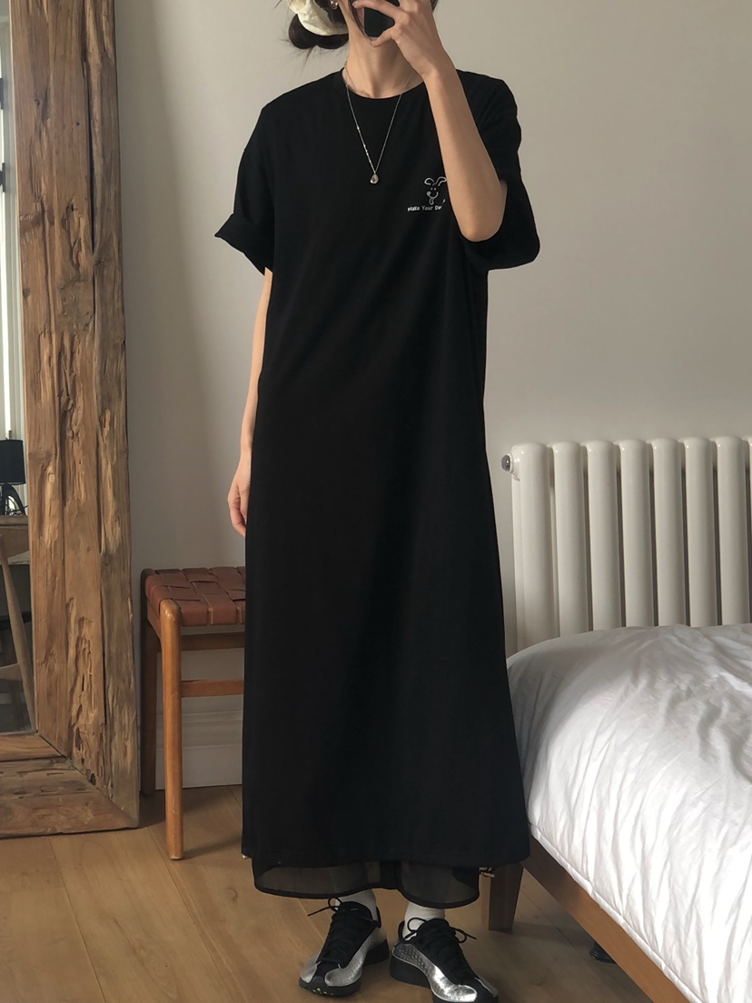 ONDO-P韓國直郵㊣女裝新款推薦25春夏時尚人氣休閑連衣裙長款ONDO-P連衣裙