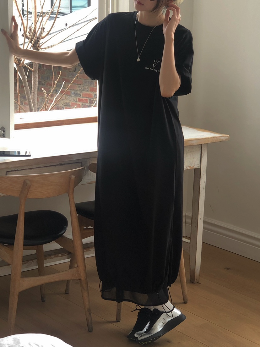 ONDO-P韓國直郵㊣女裝新款推薦25春夏時尚人氣休閑連衣裙長款ONDO-P連衣裙