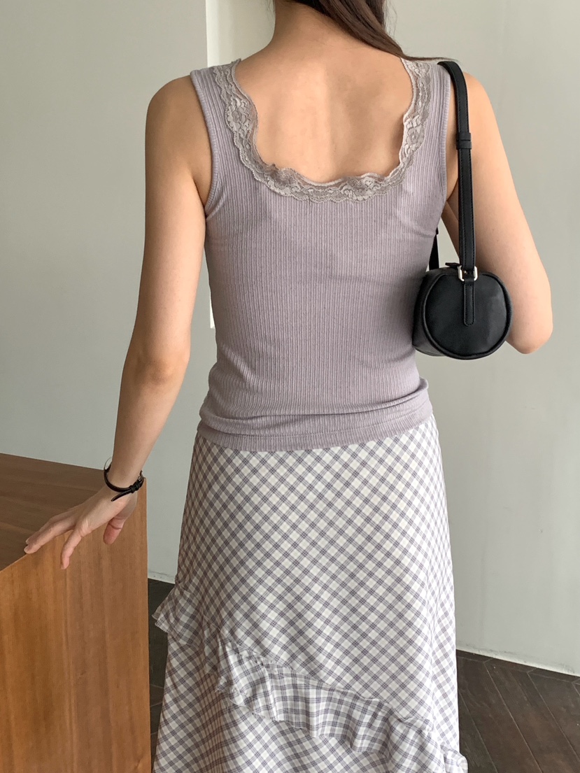 RE:OPENING韓國直郵㊣東大門實拍女裝新品25春夏熱賣吊帶背心RE:OPENING吊帶/背心