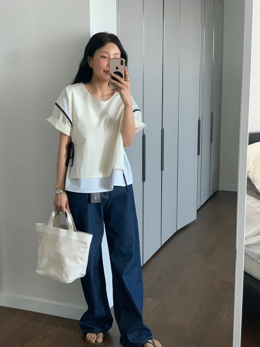 LA_TERRE韓國㊣直郵東大門代購女裝新款時尚25春夏襯衫蕾絲衫LA_TERRE襯衫/蕾絲衫