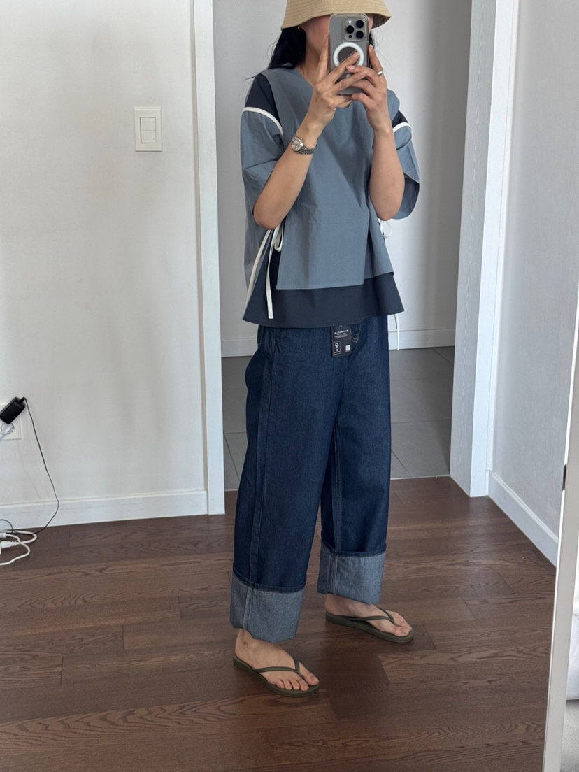 LA_TERRE韓國㊣直郵東大門代購女裝新款時尚25春夏襯衫蕾絲衫LA_TERRE襯衫/蕾絲衫圖色2