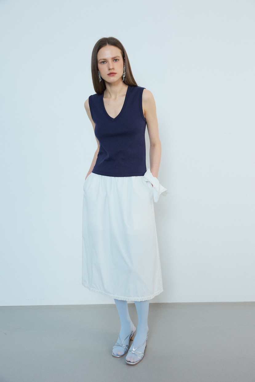 FAVE韓國㊣直郵東大門代購女裝新款推薦25春夏熱賣吊帶背心V領FAVOURITE吊帶/背心