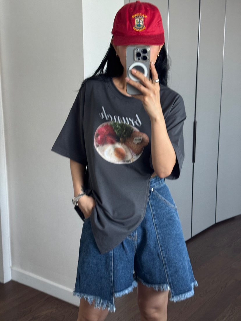 LA_TERRE韓國直郵㊣女裝新品熱賣25春夏人氣推薦時尚休閑T恤LA_TERRET恤