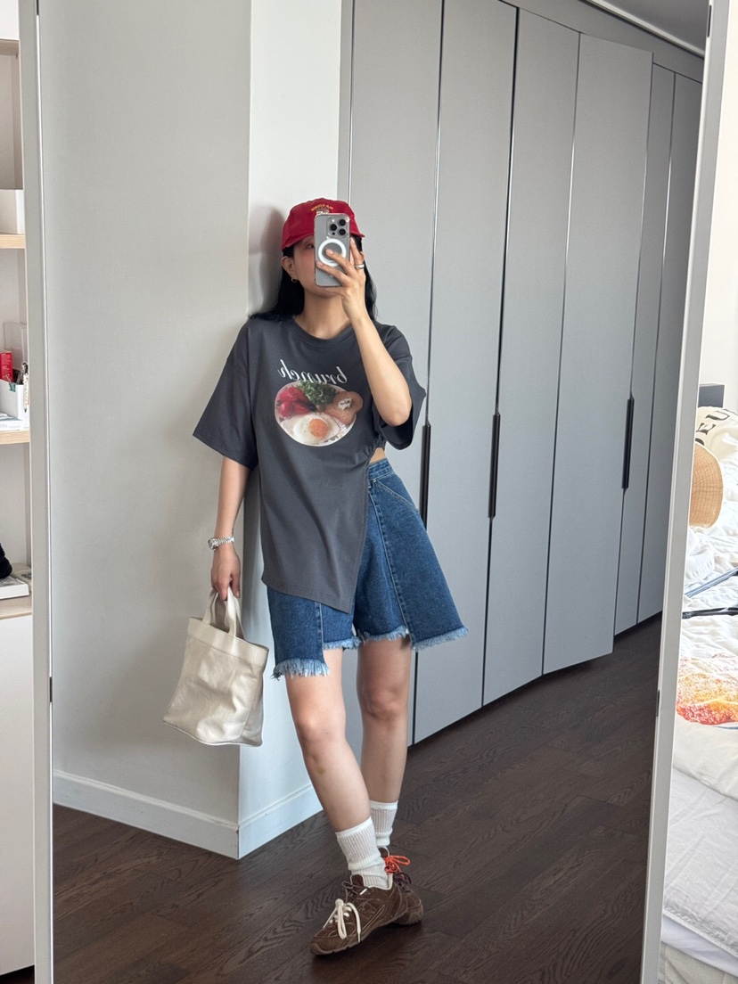 LA_TERRE韓國直郵㊣女裝新品熱賣25春夏人氣推薦時尚休閑T恤LA_TERRET恤圖色2